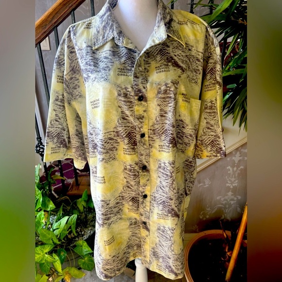 Marithe Francois Gurbaud mens button down shirt. Excellent condition XXL luxury - Picture 12 of 12